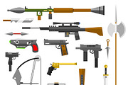 Weapons guns pistols submachine