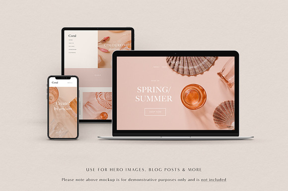 Coral Stock Photo & Mockup Bundle in Branding Mockups - product preview 5