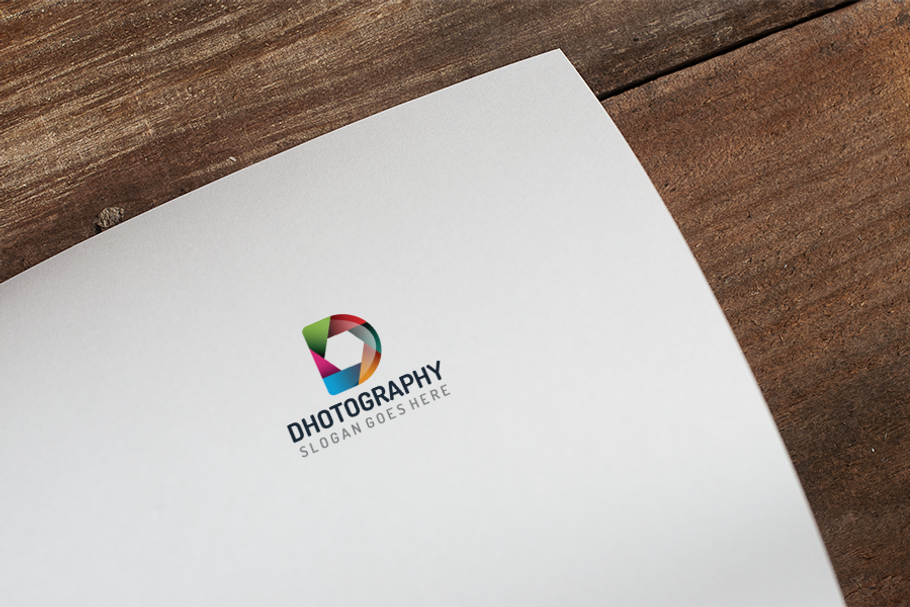 D Letter Photography Logo in Logo Templates - product preview 8