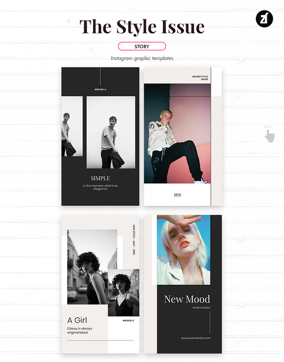The style issue social media graphic in Instagram Templates - product preview 6