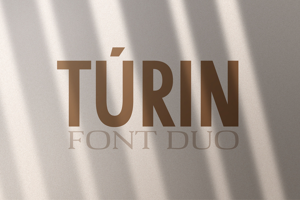 Túrin - Sans-Serif & Serif Duo in Sans-Serif Fonts - product preview 8