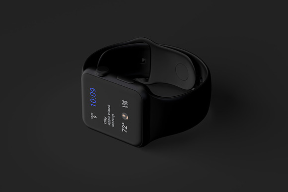 Clay Apple Watch Mockup 03 in Mobile & Web Mockups - product preview 1