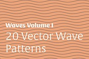 Waves Vol. 1 | 20 Vector Patterns