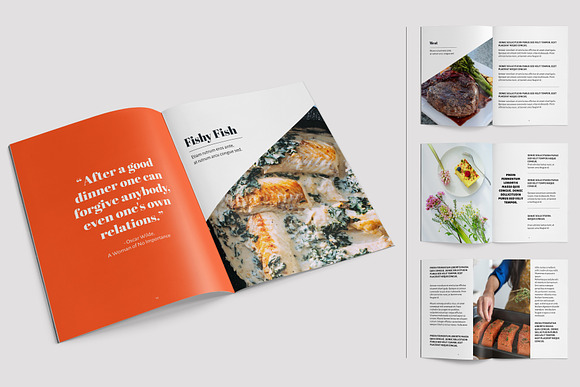Cookbook Template in Brochure Templates - product preview 1