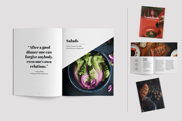 Cookbook Template in Brochure Templates - product preview 2