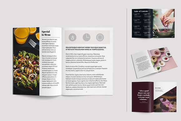 Cookbook Template in Brochure Templates - product preview 3