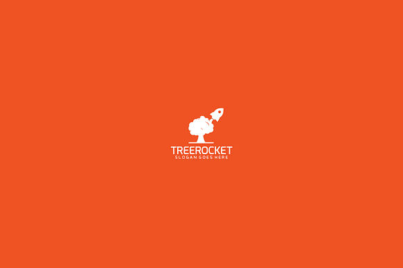 Tree Rocket Logo in Logo Templates - product preview 2