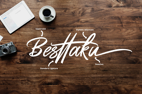 Butter Swany - Handwritten Font in Script Fonts - product preview 2
