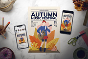 Autumn Music Festival Flyer Set