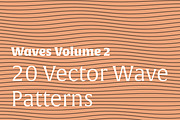 Waves Vol. 2 | 20 Vector Patterns