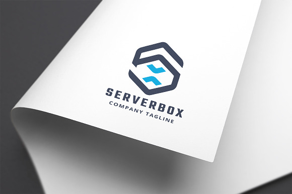 Server Box Letter S Logo in Logo Templates - product preview 2
