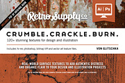 Crumble Crackle Burn Book & Textures