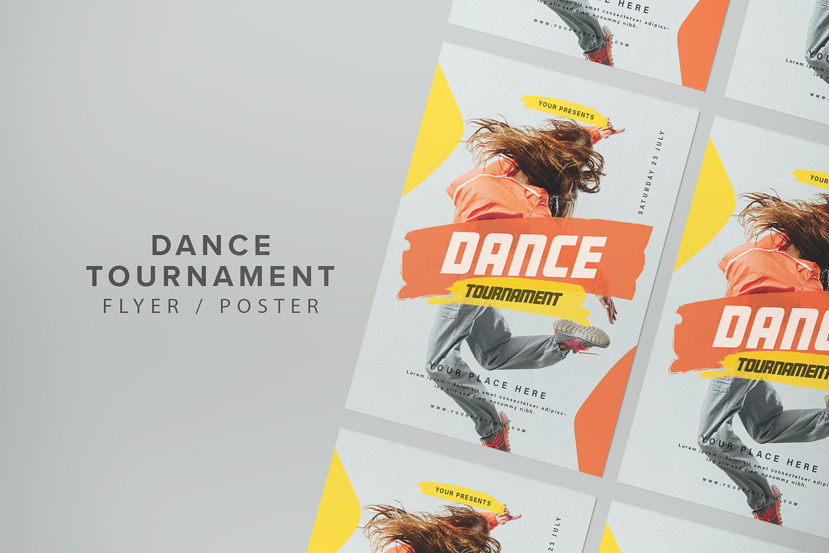 Dance Tournament Flyer in Flyer Templates - product preview 8