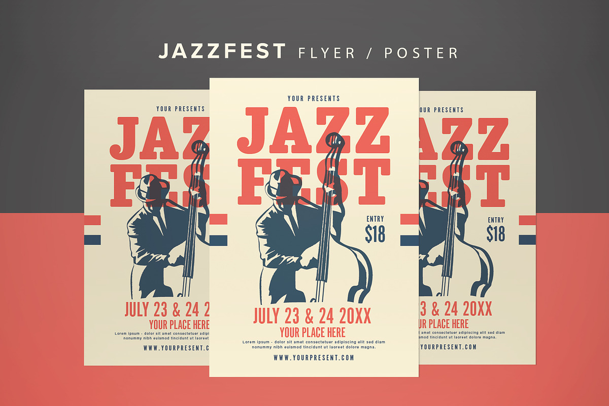 Jazzfest Flyer in Flyer Templates - product preview 8