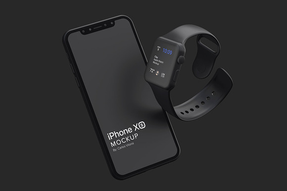 Clay Apple Watch Mockup 06 in Mobile & Web Mockups - product preview 1