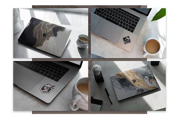 MacBook Skin Mock-Up in Product Mockups - product preview 1