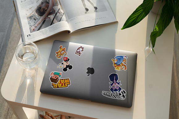 MacBook Skin Mock-Up in Product Mockups - product preview 4