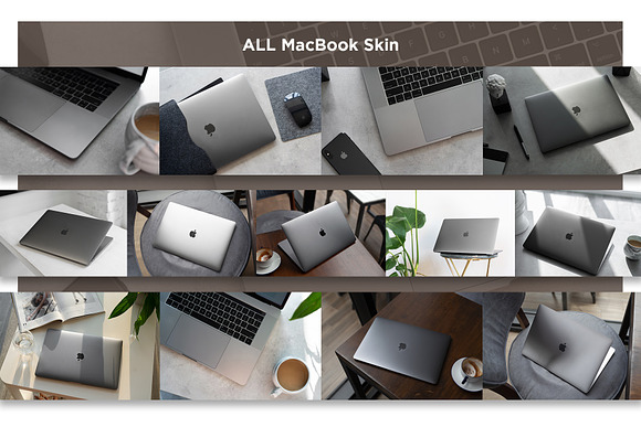 MacBook Skin Mock-Up in Product Mockups - product preview 10