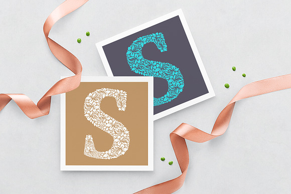 Letter S - Floral Logo Template in Logo Templates - product preview 2