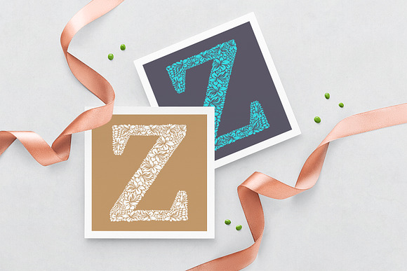 Letter Z - Floral Logo Template in Logo Templates - product preview 2