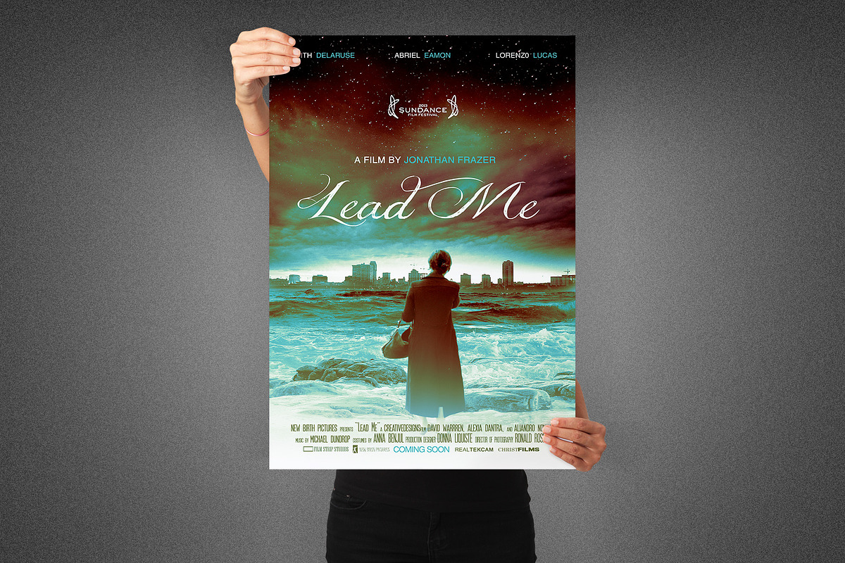 Lead Me Movie Poster Template in Flyer Templates - product preview 8