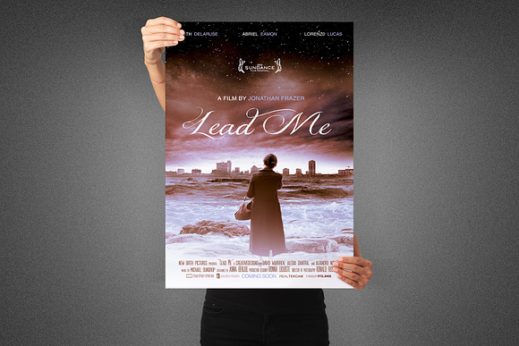 Lead Me Movie Poster Template in Flyer Templates - product preview 2