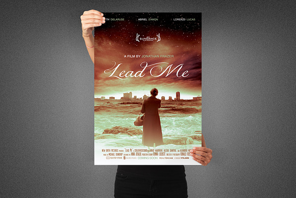 Lead Me Movie Poster Template in Flyer Templates - product preview 3