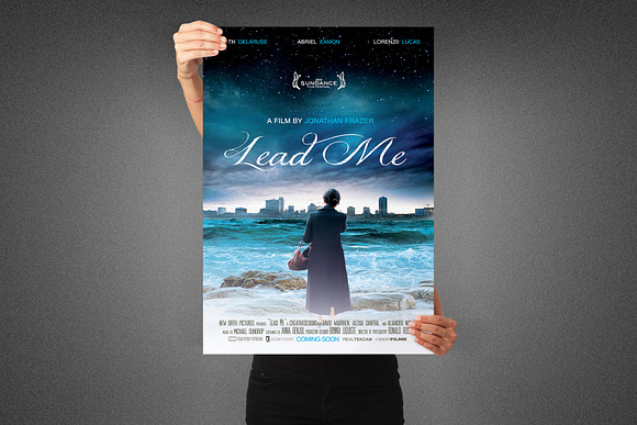 Lead Me Movie Poster Template in Flyer Templates - product preview 5