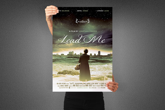 Lead Me Movie Poster Template in Flyer Templates - product preview 6