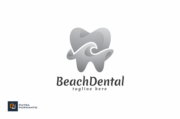 Beach Dental - Logo Template in Logo Templates - product preview 1