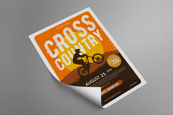 Mountain Bike Event Flyer in Flyer Templates - product preview 3