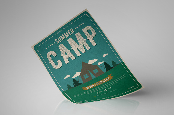 Summer Camp Flyer in Flyer Templates - product preview 3