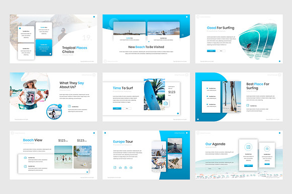 Summer Powerpoint Template in PowerPoint Templates - product preview 3