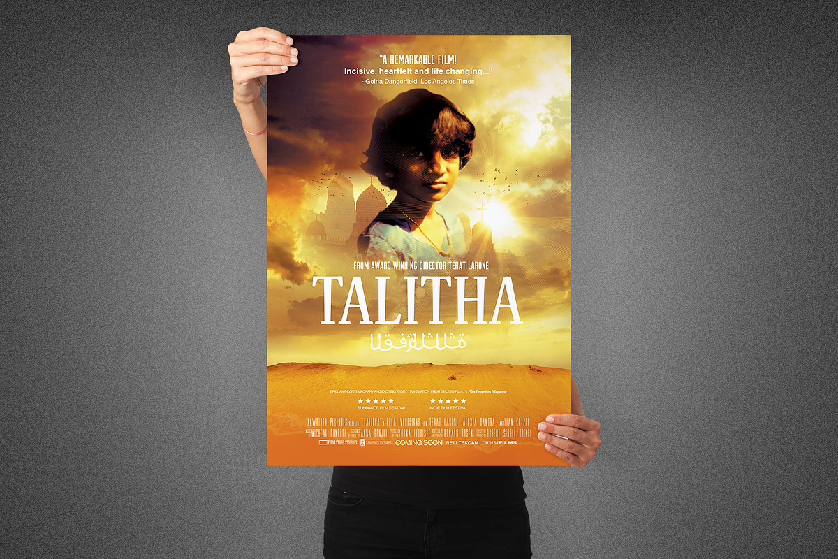 Talitha Movie Poster Template in Flyer Templates - product preview 8