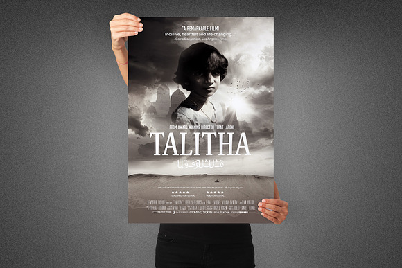 Talitha Movie Poster Template in Flyer Templates - product preview 1