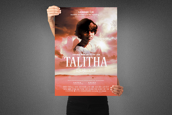 Talitha Movie Poster Template in Flyer Templates - product preview 2