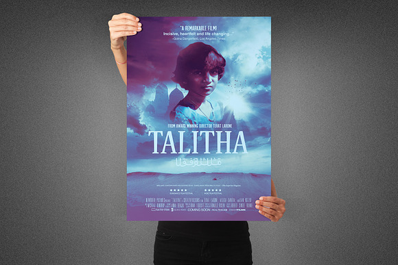 Talitha Movie Poster Template in Flyer Templates - product preview 3
