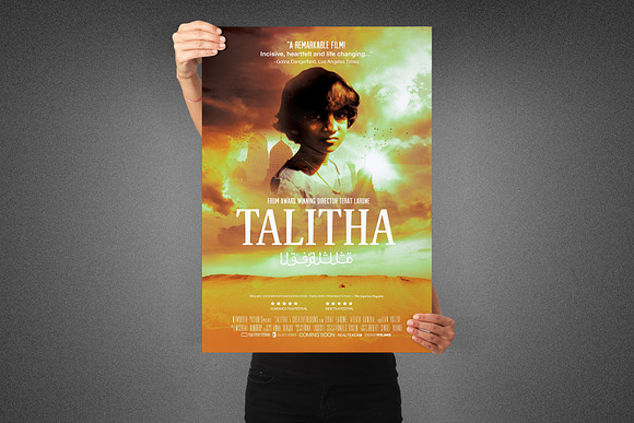 Talitha Movie Poster Template in Flyer Templates - product preview 4