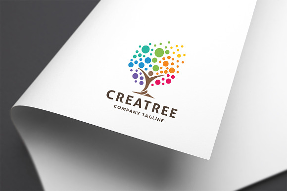 Creative Tree Logo in Logo Templates - product preview 1