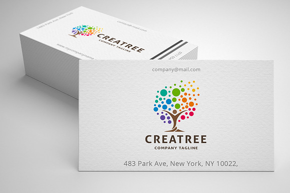 Creative Tree Logo in Logo Templates - product preview 2