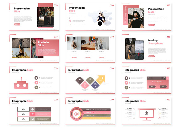 Arthone - Powerpoint Template in PowerPoint Templates - product preview 3