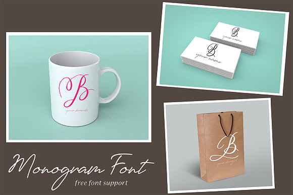 MONOGRAMS BUNDLE A to Z in Script Fonts - product preview 5
