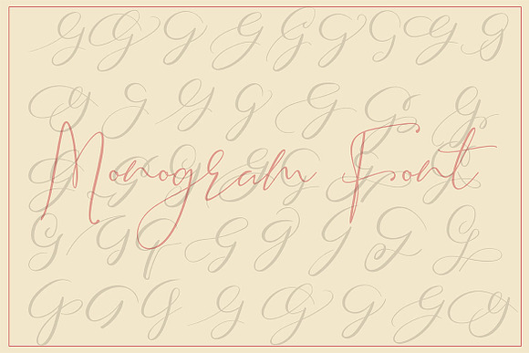 MONOGRAMS BUNDLE A to Z in Script Fonts - product preview 13