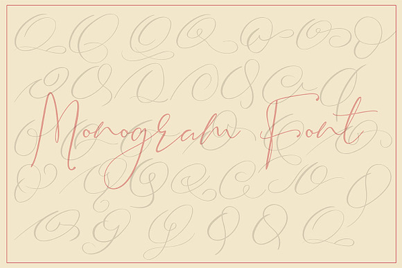 MONOGRAMS BUNDLE A to Z in Script Fonts - product preview 23