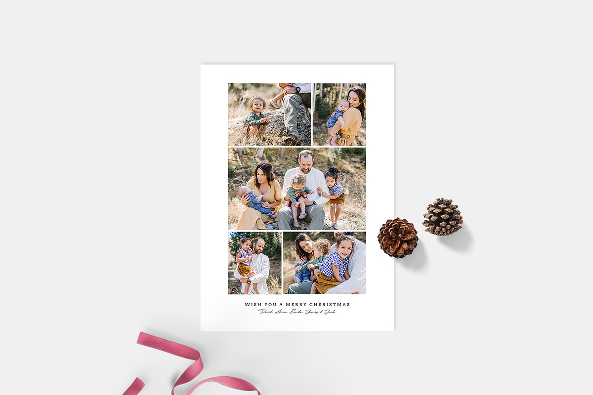 Christmas Card Template CD127 in Card Templates - product preview 8