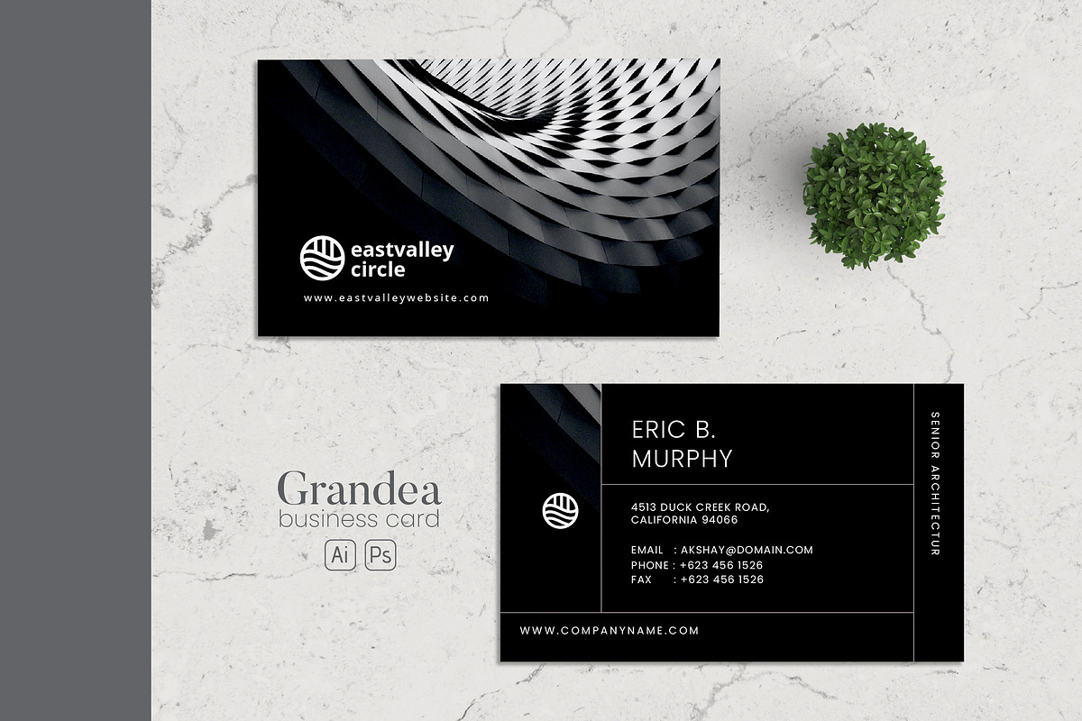 Business Card AI and PSD 3 in Flyer Templates - product preview 8