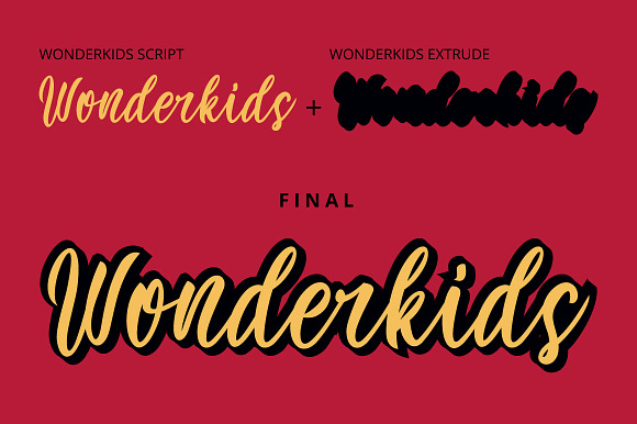 Wonderkids Script in Script Fonts - product preview 3