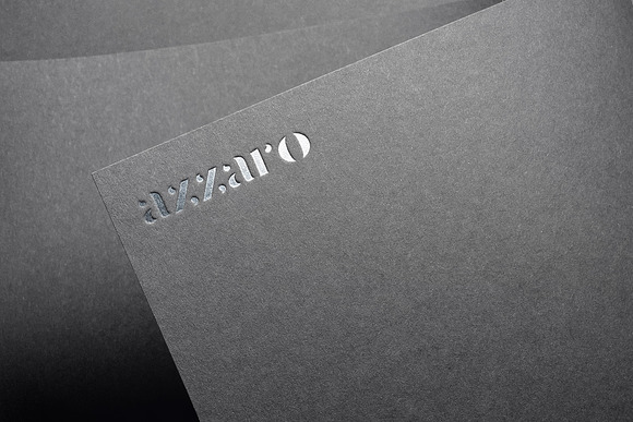 Logo Mockup Curved Paper in Branding Mockups - product preview 5