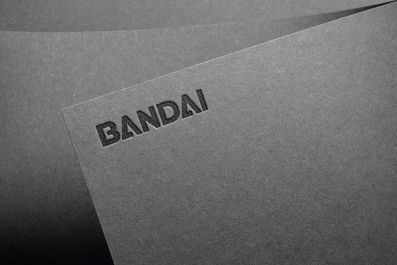 Logo Mockup Curved Paper in Branding Mockups - product preview 6