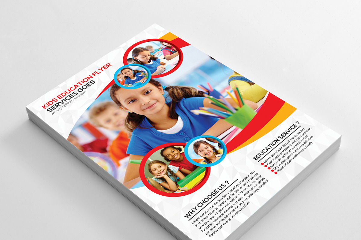 School Education Flyer Templates in Flyer Templates - product preview 8